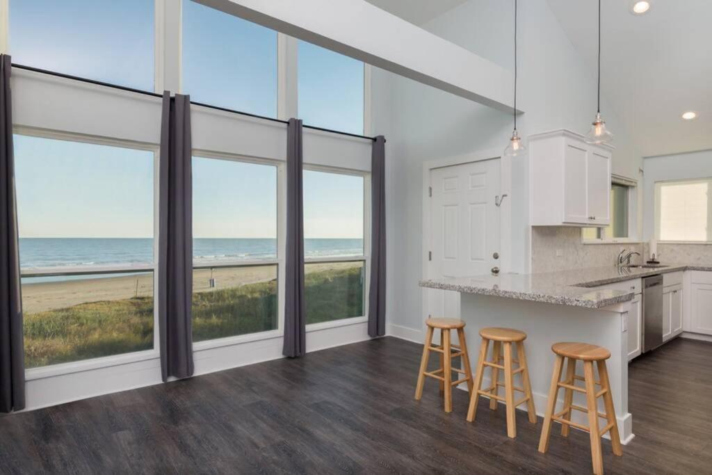 Beach Front On West Beach Galveston Exterior foto