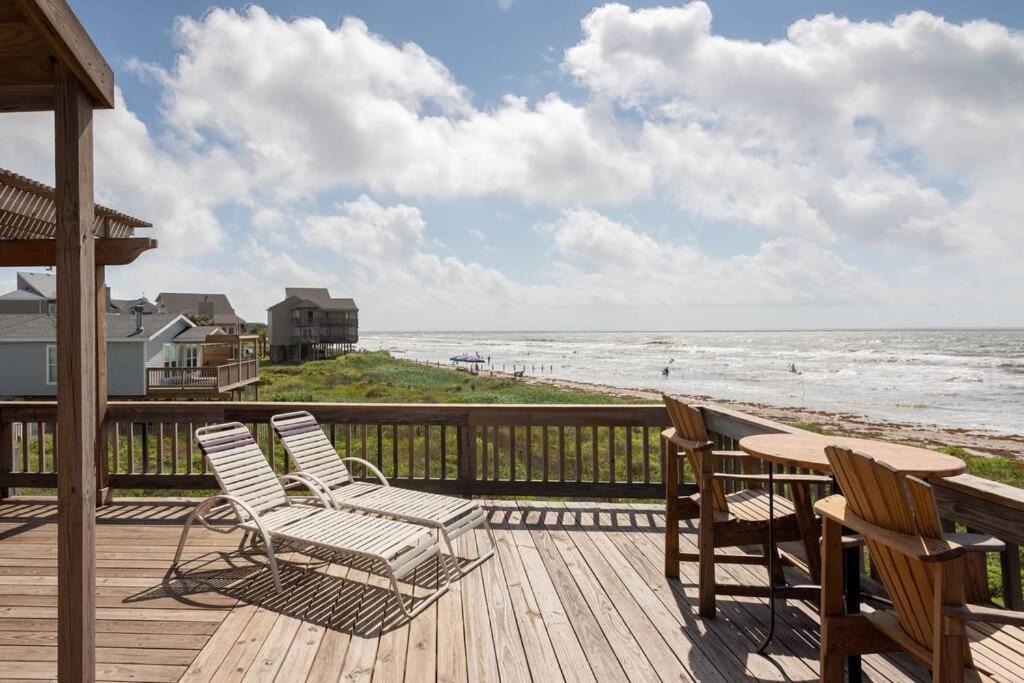 Beach Front On West Beach Galveston Exterior foto